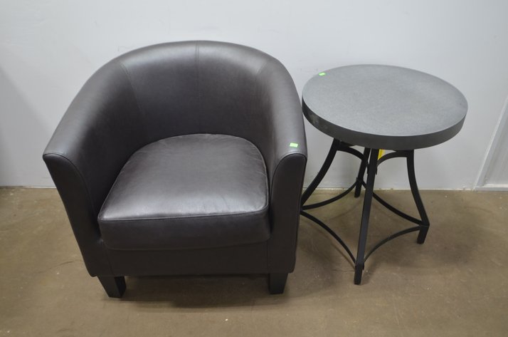 Image for Tub Chair And Side Table