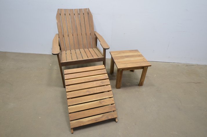 Image for Patio Chair And Table, 3-Pc