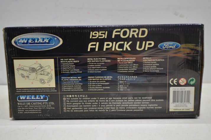 Image for Welly 1951 Ford F1 Pick Up Truck