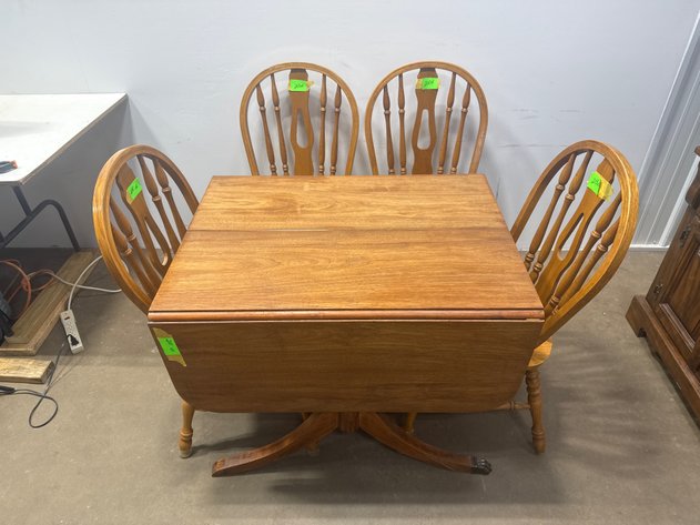 Image for Drop Leaf Table, (4) Chairs, 5-Pc