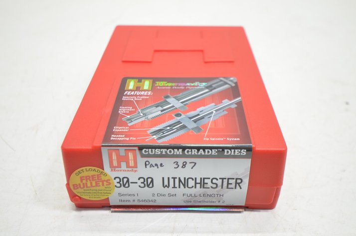 Image for Hornady 30-30 Winchester Full Length Die Set