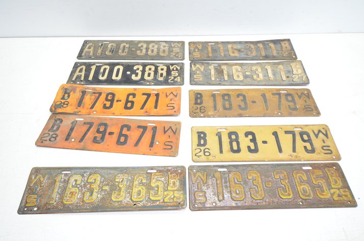 Image for (10) License Plates
