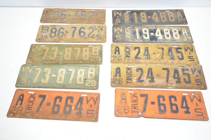 Image for (10) License Plates