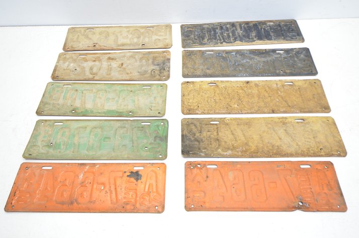 Image for (10) License Plates