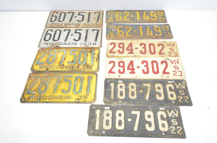 Image for (10) License Plates