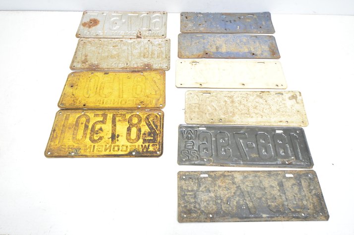 Image for (10) License Plates
