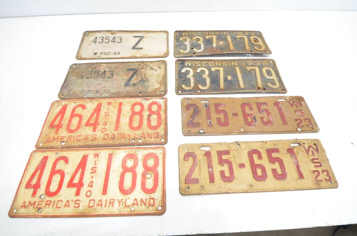 Image for (8) License Plates