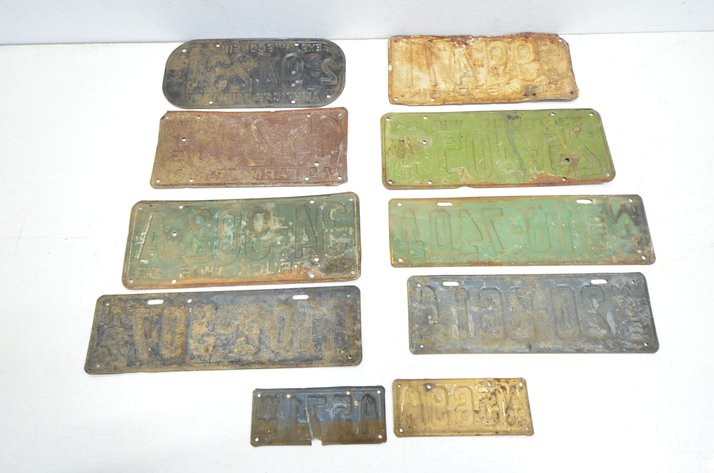 Image for (10) License Plates