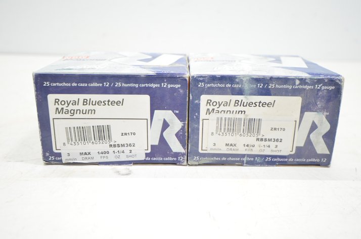 Image for Royal BlueSteel 12 ga Shotgun Shells (2 Boxes)