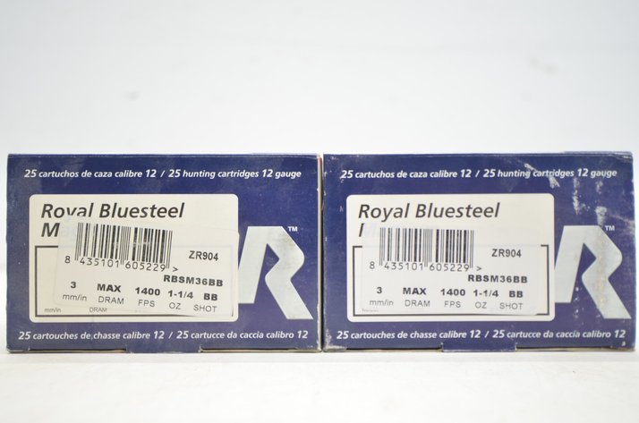 Image for Royal BlueSteel 12 ga Shotgun Shells (2 Boxes)