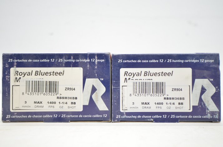Image for Royal BlueSteel 12 ga Shotgun Shells (2 Boxes)