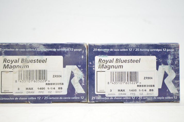 Image for Royal BlueSteel 12 ga Shotgun Shells (2 Boxes)
