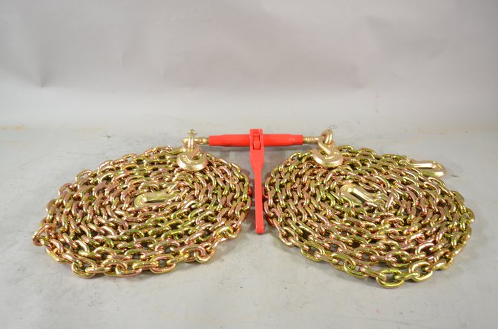 Image for (2) 5/16 Log Chains (1) Chain Binder