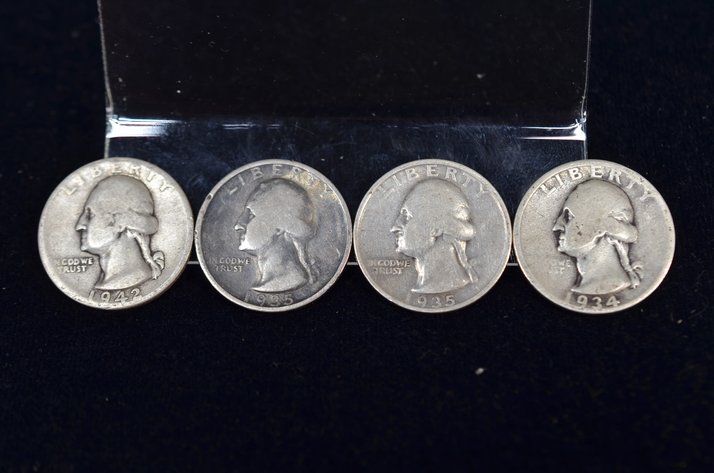 Image for (4) Washington Quarter Dollar