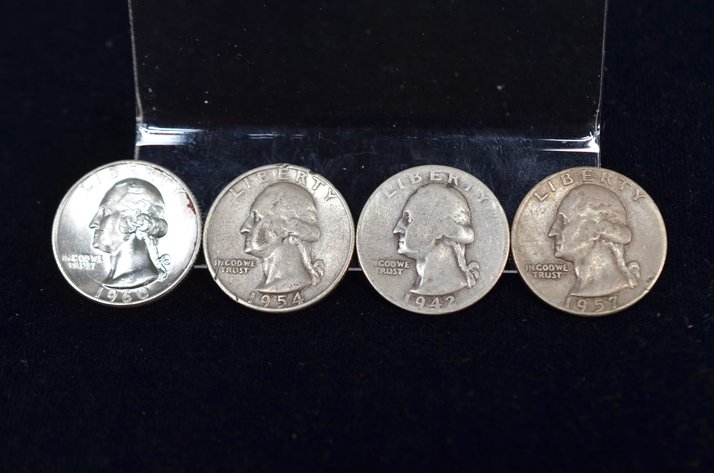 Image for (4) Washington Quarter Dollar