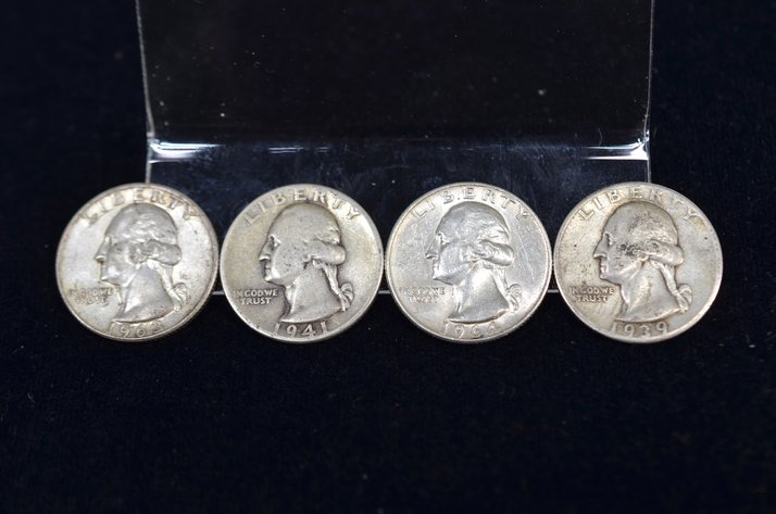 Image for (4) Washington Quarter Dollar