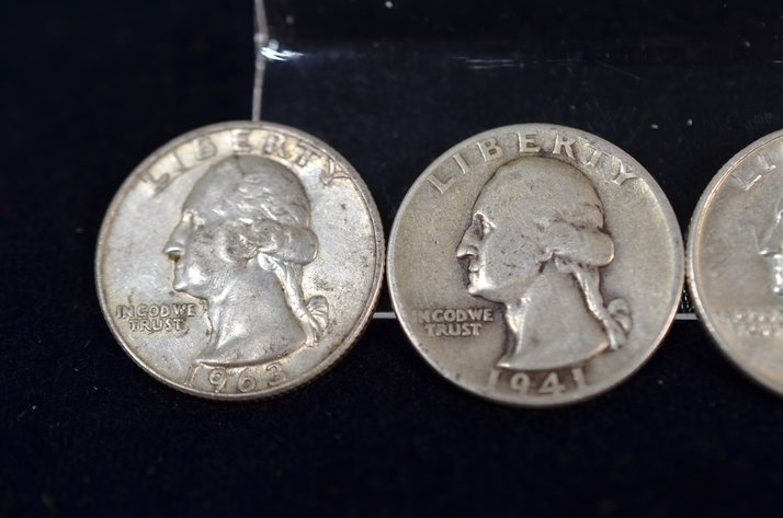 Image for (4) Washington Quarter Dollar