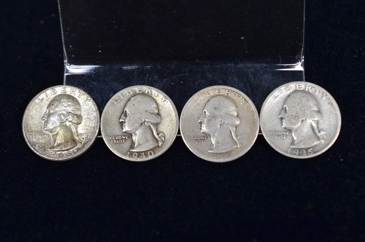 Image for (4) Washington Quarter Dollar