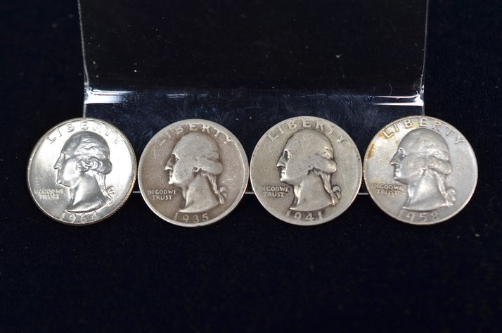 Image for (4) Washington Quarter Dollar