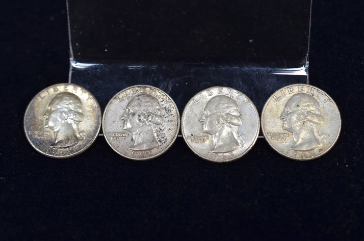 Image for (4) Washington Quarter Dollar