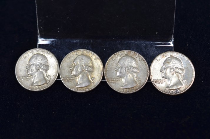 Image for (4) Washington Quarter Dollar