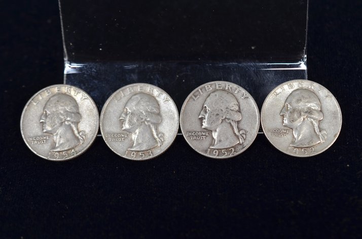 Image for (4) Washington Quarter Dollar