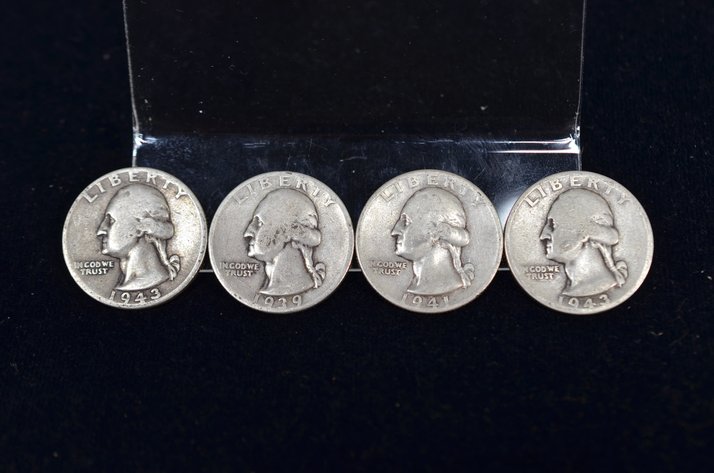 Image for (4) Washington Quarter Dollar
