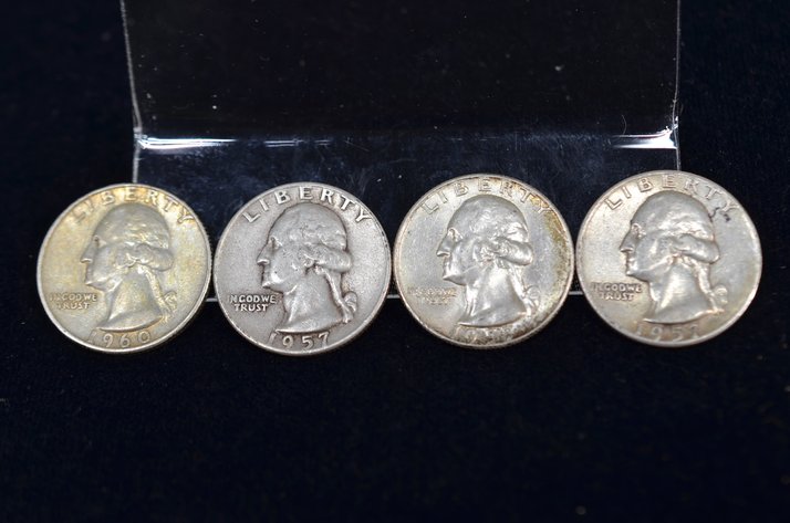 Image for (4) Washington Quarter Dollar