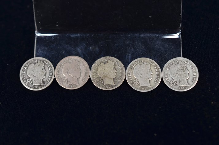 Image for (5) Barber Dime