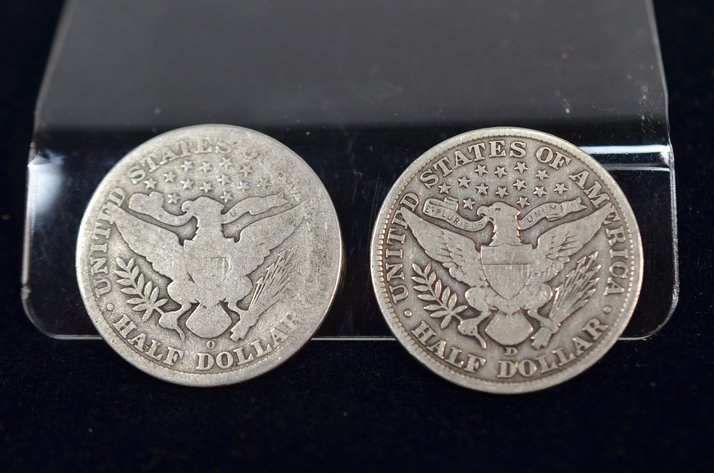 Image for (2) 1906 Barber Half Dollar