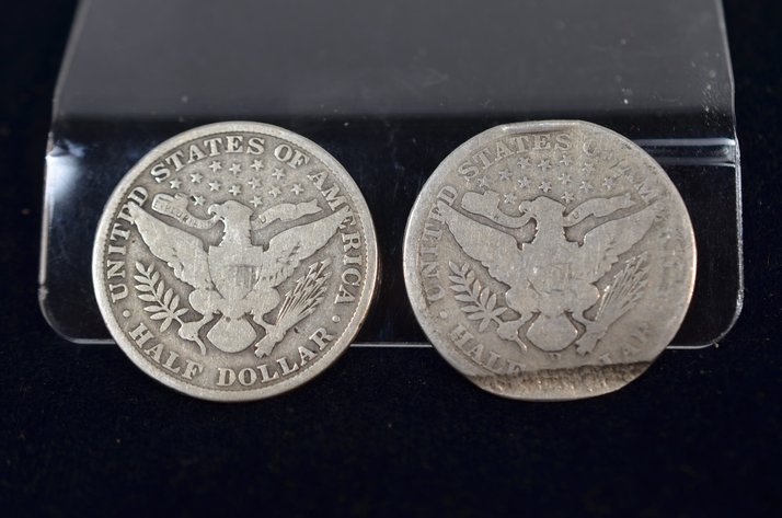 Image for (2) 1908 Barber Half Dollar
