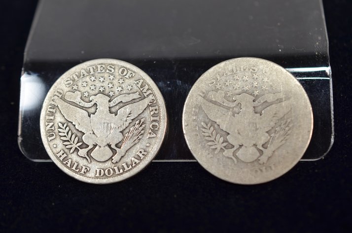 Image for (2) 1909 Barber Half Dollar
