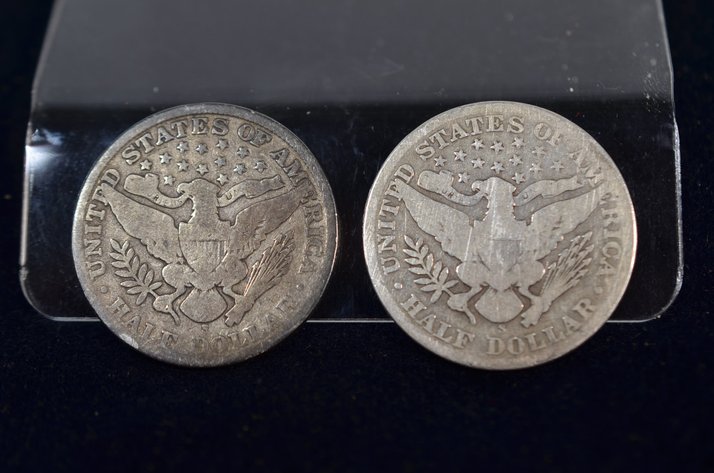 Image for (2) 1909 Barber Half Dollar
