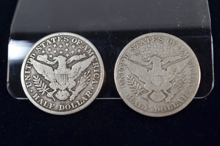 Image for (2) 1909 Barber Half Dollar