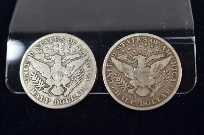 Image for (2) 1912 Barber Half Dollar