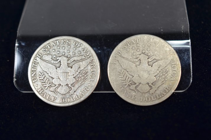 Image for (2) 1912 Barber Half Dollar