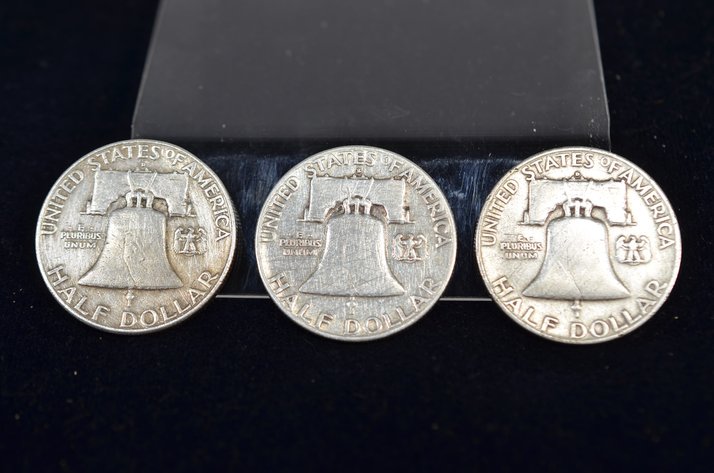 Image for (3) Franklin Half Dollar