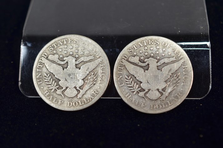 Image for (2) Barber Half Dollar