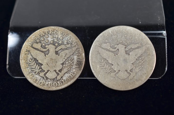 Image for (2) 1906 Barber Half Dollar