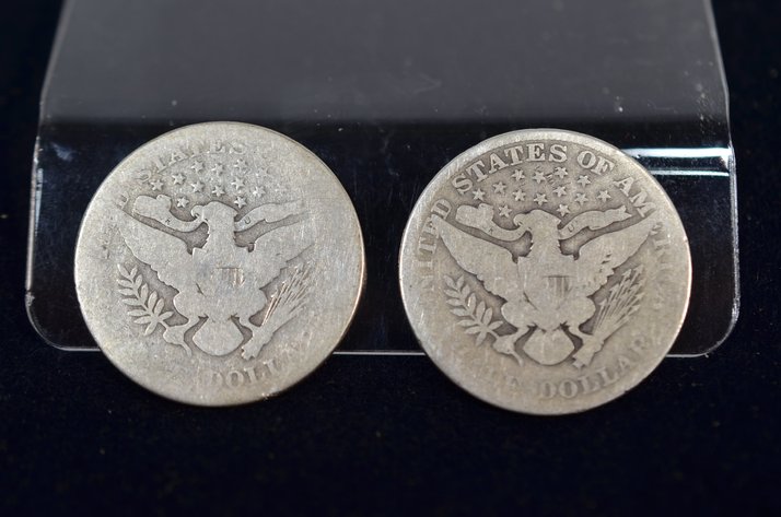 Image for (2) 1906 Barber Half Dollar