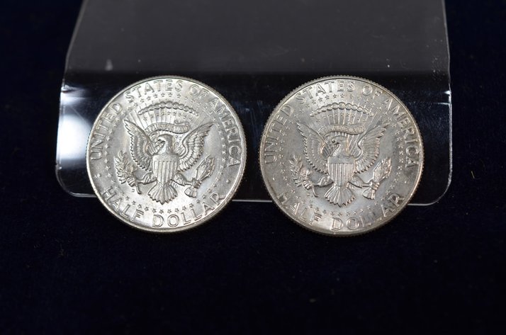 Image for (2) 1964 Kennedy Half Dollar