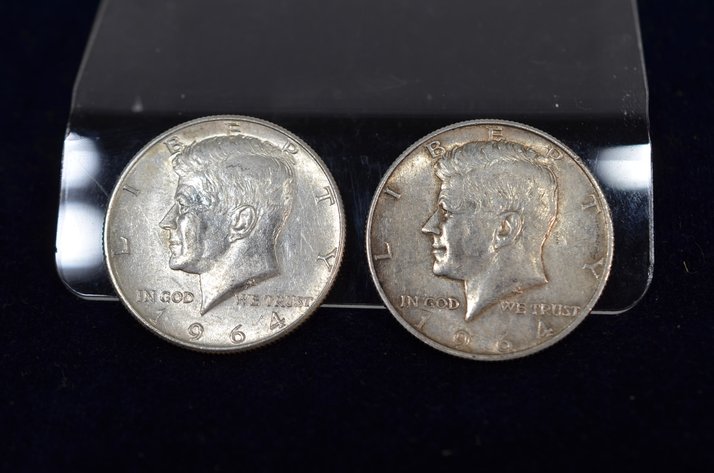 Image for (2) 1964 Kennedy Half Dollar