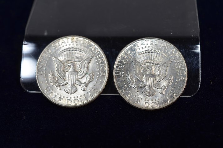 Image for (2) 1964 Kennedy Half Dollar