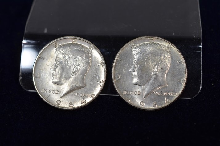 Image for (2) 1964 Kennedy Half Dollar