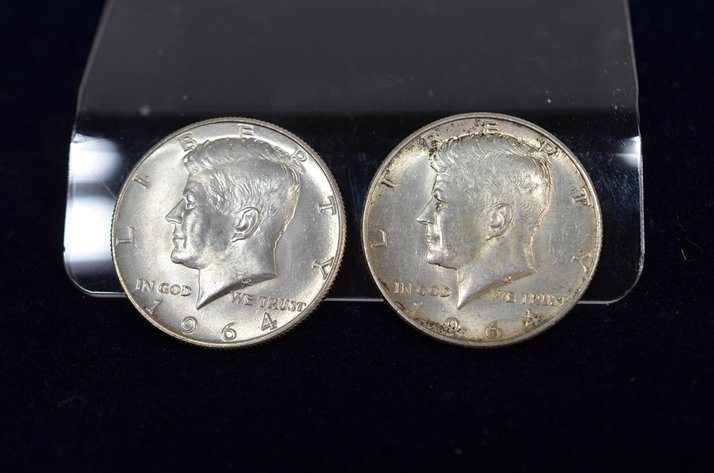 Image for (2) 1964 Kennedy Half Dollar