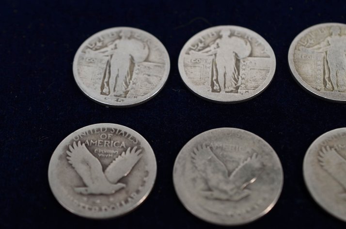Image for (10) Standing Liberty Quarter Dollar