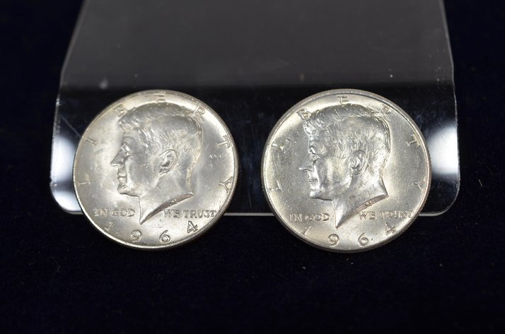 Image for (2) 1964 Kennedy Half Dollar