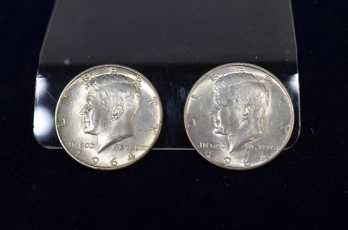 Image for (2) 1964 Kennedy Half Dollar