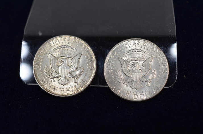 Image for (2) 1964 Kennedy Half Dollar