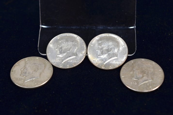 Image for (4) Kennedy Half Dollar